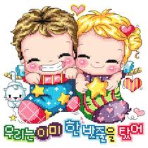 Cross stitch electronic drawing 3822 SO-344 cartoon pillow drawing 108W * 108H23 color PAT source file