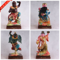 Wind and rain and thunder god statue Wind god Yuberle Gong electric mother Buddha statue 12 16-inch resin Taoist statue worship ornaments