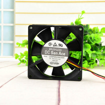Brand new original Sanyo 9cm9225 24V 0 12a L09P0924H305 three-wire double ball cooling fan
