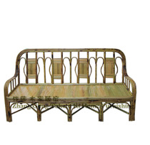 Bamboo Furniture Bamboo Sofa Hair Chair 4 persons Chair Ming and Qing court Bamboo 4 Sofa Living-room Balcony Office Sofa Chair