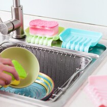 Suction cup multipurpose drain rack soap case Baise cloth dishwashing sponge drain rack