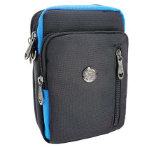 Outdoor multi-function belt fanny pack large capacity 7-inch mobile phone satchel travel mountaineering portable hanging bag coin purse