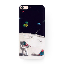 Astronaut illustrations starry sky original Apple XS Max iphone XR 6 7 8 plus phone shell