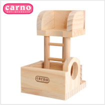 Hamster Toy Wood Hamster Lookout Desk Stairs Landing High Table Hamster Supplies