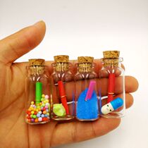 10 small wishing bottles activity supplies mini drifting bottles gift bottles collection storage wishing bottles