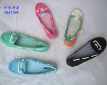 Rice Country Casual Womens Shoes Pure Cotton Canvas Flat Bottom Set Foot Sloth Shoes Light Comfort Sailing Shoes With Big Codes