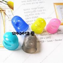 Korea sonic color candy color silicone non-slip finger sleeve needle extractor Breathable type Large medium and small