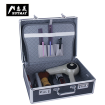 Huimei hair tool box for hairdressers can be installed blowing aluminum box Gold double password lock storage box