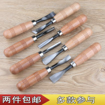 2 large carving knives single woodpecker wood carving knife angle knife flat arc oblique