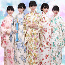 Childrens womens formal yukata nightgown long improved traditional kimono cos anime photo performance home clothes