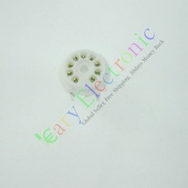 PCB small nine feet GZC9-B ceramic silvered tube holder for electronic tubes such 12AX7 12AX7 12AU7 6p1 6n1