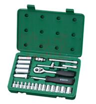 Sata Shida 1 4 Series 25 Pieces Sets 6 3MM Series Public Group Kit Tool Sleeve Suit 09001