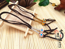 Tibetan Buddhist Supplies Buddha Beads Hand Strings Concealed Brass Candida Plum Counter Studded With Precious Stones counting clip