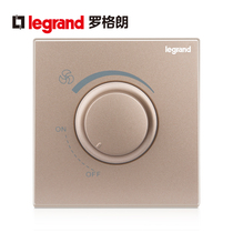 Roger Lang Ceiling Fan Speed Regulator 86 Type Electric Fan Throttle Switch Panel Electric Fan Adjustment Knob Comfort Rose Gold
