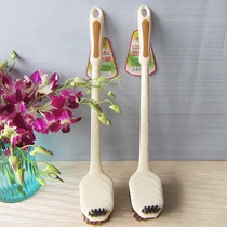 Thickened lengthened firmly creative Japanese toilet brush toilet brush Go to dead angle double-sided long handle soft hair clean toilet brush