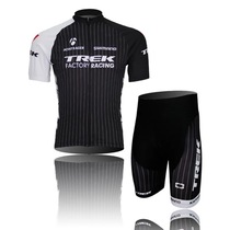 Black Summer breathable Mountain self-propelled bike-Team equipped short sleeve riding suit Sport speed dry perspiration