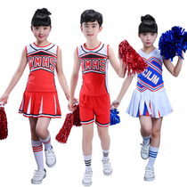 61 Childrens performance suit Cheerleader costume Jazz dance suit Kindergarten performance suit La La exercise