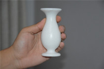 White marble vase Vase ornament net bottle ornament exquisite shape 12 bottle mouth 5 4 cm A