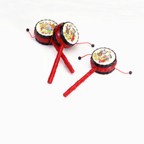 Baby toys Rattle Baby toys Hand drums Baby soothing toys 0-1 years old traditional toys