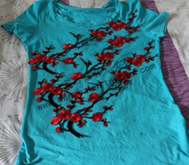 Clear Cabin Plum Blossom Cloth Patch T-shirt Jeans Tinkering With a Flower Cloth National Wind Dress Rehearsal for a Decorative Flower Patch