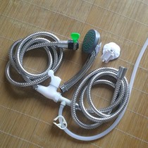 Hot sale Lavanjia luxury stainless steel self-priming simple shower with adjustable card restrictor suction cup optional