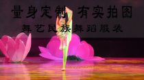 Dance Small Lotus Tips Dance Childrens Solo Dance Modern Dance Stage Performance Clothing Professional Custom