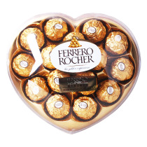 Ferrero hazelnut wafer chocolate t15 heart-shaped gift box