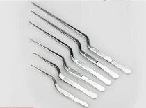 Gun-Shaped Tweezers Stainless Steel ear-picking tweezers tool elbow tissue culture hydroponic tweezers cerumen 14cm-30cm