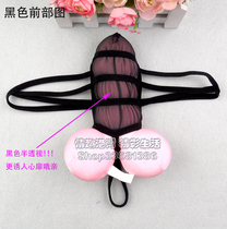Special mens sex lingerie rope JJ set sexy perspective underwear burst mens masturbation underwear special C401