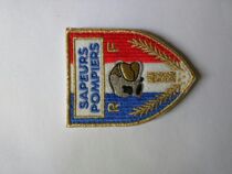 French fire brigade dedicated shoulder magic patch