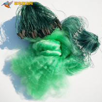 General high-quality strong pull 3 meters high three-layer fishing net sticky net fishing mesh factory Zhenyuan