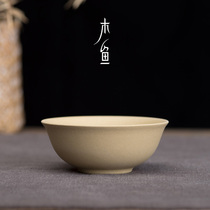 Japanese-style purple sand Douji cup coarse pottery anti-mouth Cup ceramic tea cup Master Cup individual cup small Yixing Jingdezhen suit