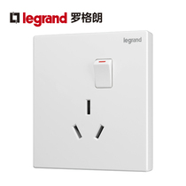 TCL Rogrand switch socket panel Shandian White 16A3 three holes with switch air conditioner three flat power supply 86 type