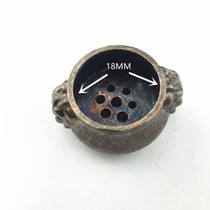 Reverse incense to pure copper pagoda base cone incense stand multifunctional lighting device Buddha incense burner accessories copper base