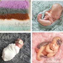 Newborn background blanket European long blanket water Blue Purple White Full Moon baby photo blanket 100 days blanket