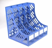 Office supplies stationery rich and strong plastic file column quadruple file basket wholesale