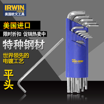 US Imported Irwin Allen Hex Wrench Metric Inch Extended Flat Head 1 5-10mm