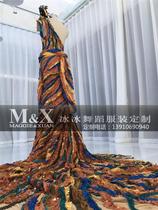 Bingbing dance costume official website original design custom Dai solo costume look up auspicious tree free of mail