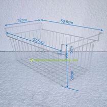 Pia Ya 56 5 52 5x32x25cms freezer hanging basket hardware storage basket basket wardrobe basket