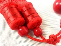 Full length 54CM high-end Taiji sword accessories Tai Chi big tassel Ice Silk Taiji sword long sword ear multi-color optional