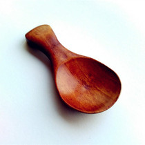 Wooden tea spoon long handle short handle small teaspoon cherry skin tea spoon tea spoon measuring spoon tea set accessories