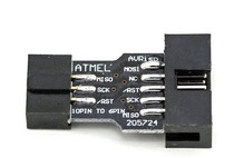 AVRISP USBasp STK500 10PIN to 6PIN standard conversion seat