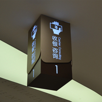 Shopping mall tag guide light box LED light box double-sided luminous bathroom indicator Scenic spot logo custom special offer