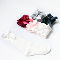 Baby long socks Combed Autumn winter Pure cotton Songstomy Short Sox 3 midtubes Sox 0-12 month 6 Newborn Princess Baby