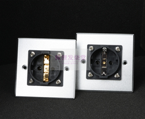 Ancient River FURUTECH DeLabel European Label Wall inserted 86 positive square panel socket FI-E30 (G) (R) gilded rhodium-plated version