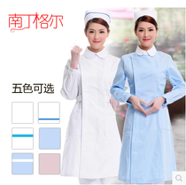 Nightingale medical White Coat long sleeve winter clothing pharmacy clothing beauty clothing white Pink Blue