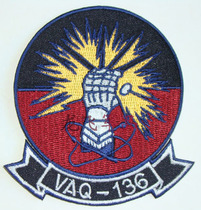 Embroidered Armband American AVYVAQ-136 Squadron Armband Trench Coat Jacket