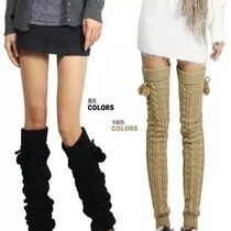 South Korean loose sock jacket thickened lengthened section high cylinder overknee winter style pile socks Sox boot cover over knee socks