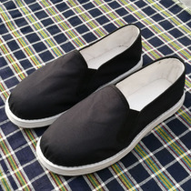 Authentic handmade mens cloth shoes cotton casual breathable lazy lazy one pedal old Beijing hand round shoes