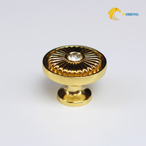 Eagle Falcon Zinc Alloy Handle Cabinet Drawer Closer Door Handle Single Hole Crystal Diamond Handle Gilded